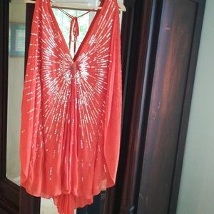 BCBG sunburst dress